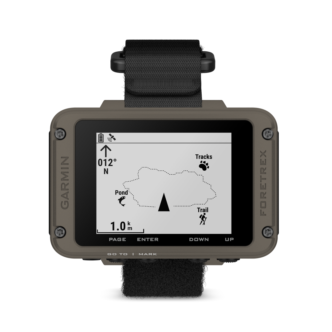 Garmin Foretrex® 901 Ballistic Edition, Wrist-mounted GPS Navigator with Strap