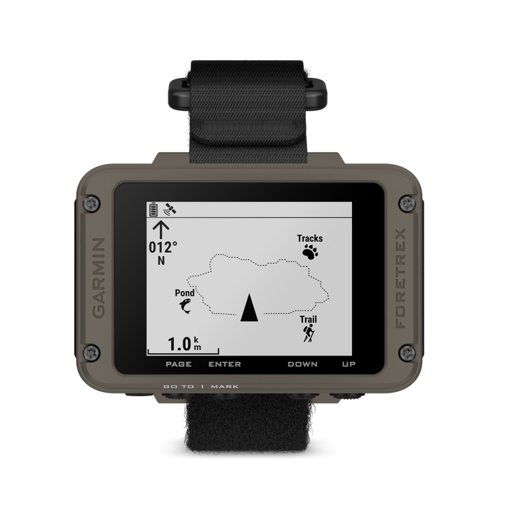 Garmin Foretrex® 901 Ballistic Edition, Wrist-mounted GPS Navigator with Strap