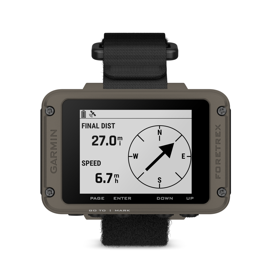 Garmin Foretrex® 901 Ballistic Edition, Wrist-mounted GPS Navigator with Strap