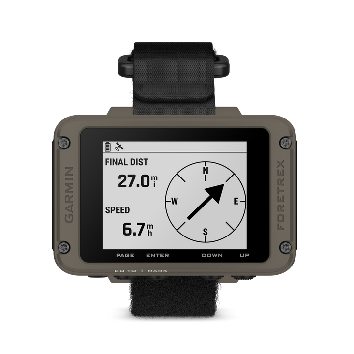 Garmin Foretrex® 901 Ballistic Edition, Wrist-mounted GPS Navigator with Strap