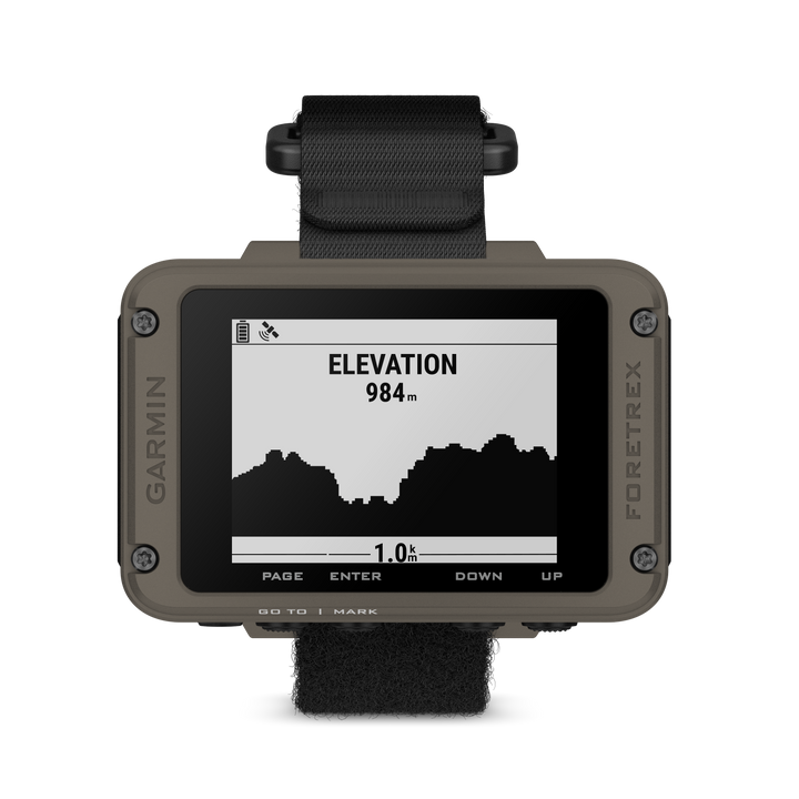 Garmin Foretrex® 901 Ballistic Edition, Wrist-mounted GPS Navigator with Strap