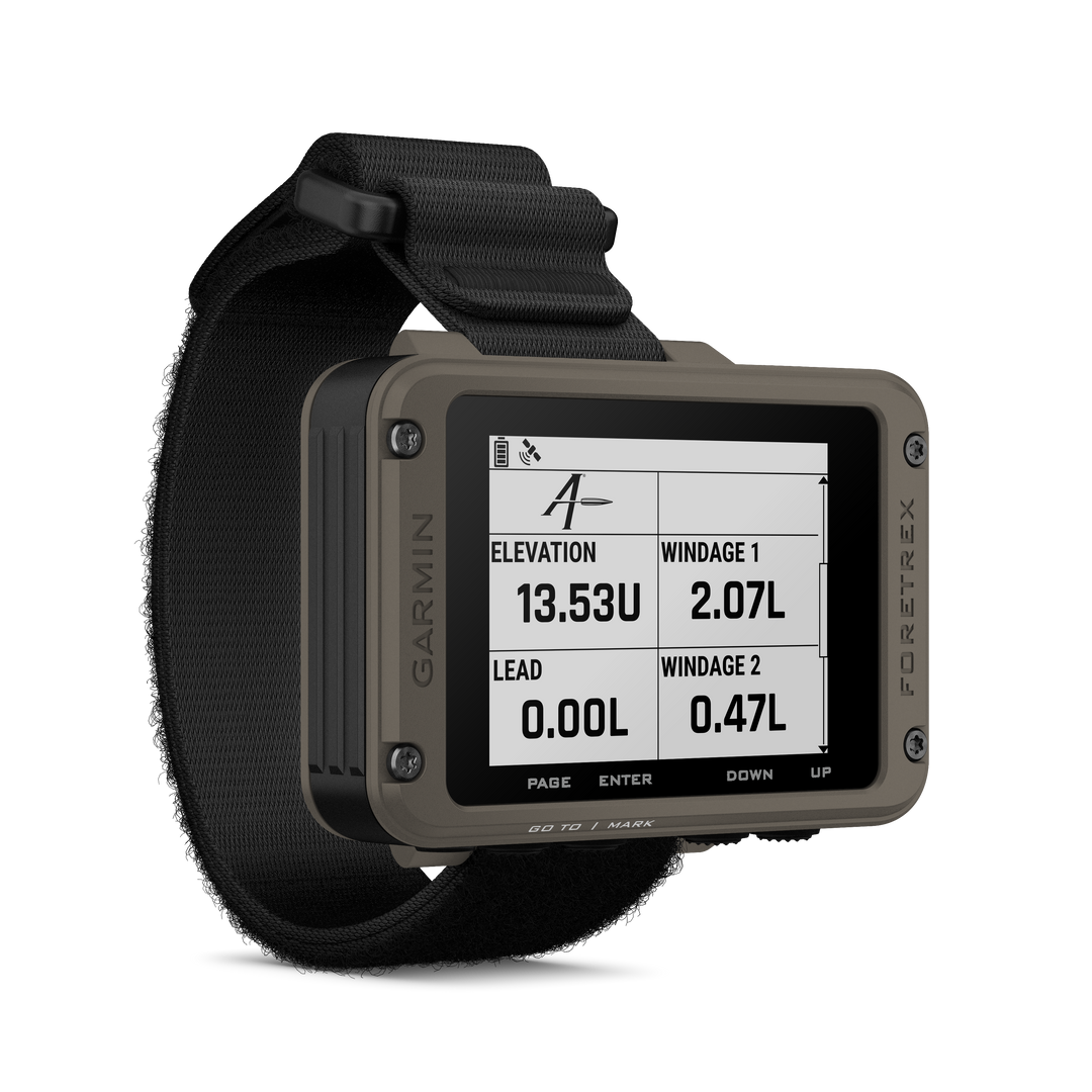 Garmin Foretrex® 901 Ballistic Edition, Wrist-mounted GPS Navigator with Strap