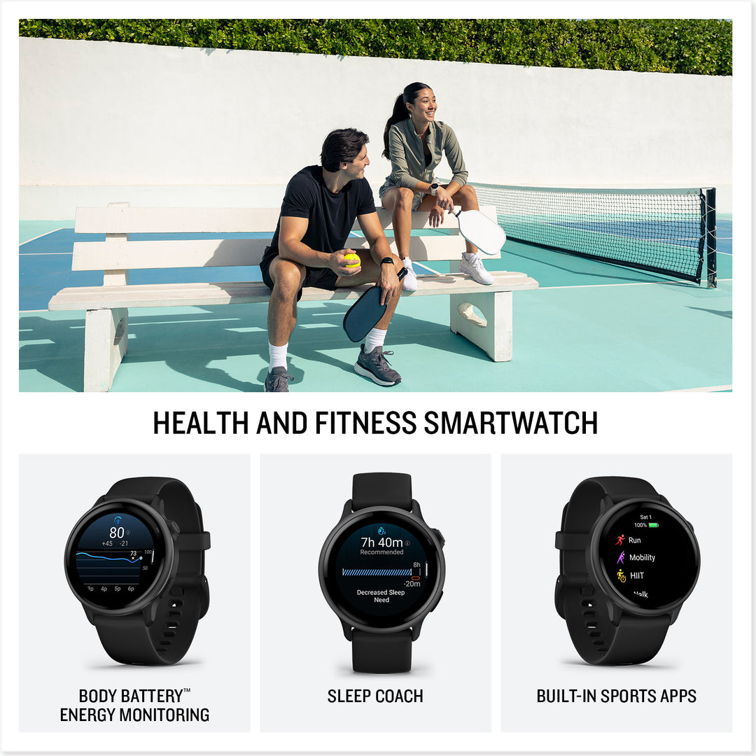 Garmin vívoactive® 6 Smartwatch - Bundle with Free Charging Accessories