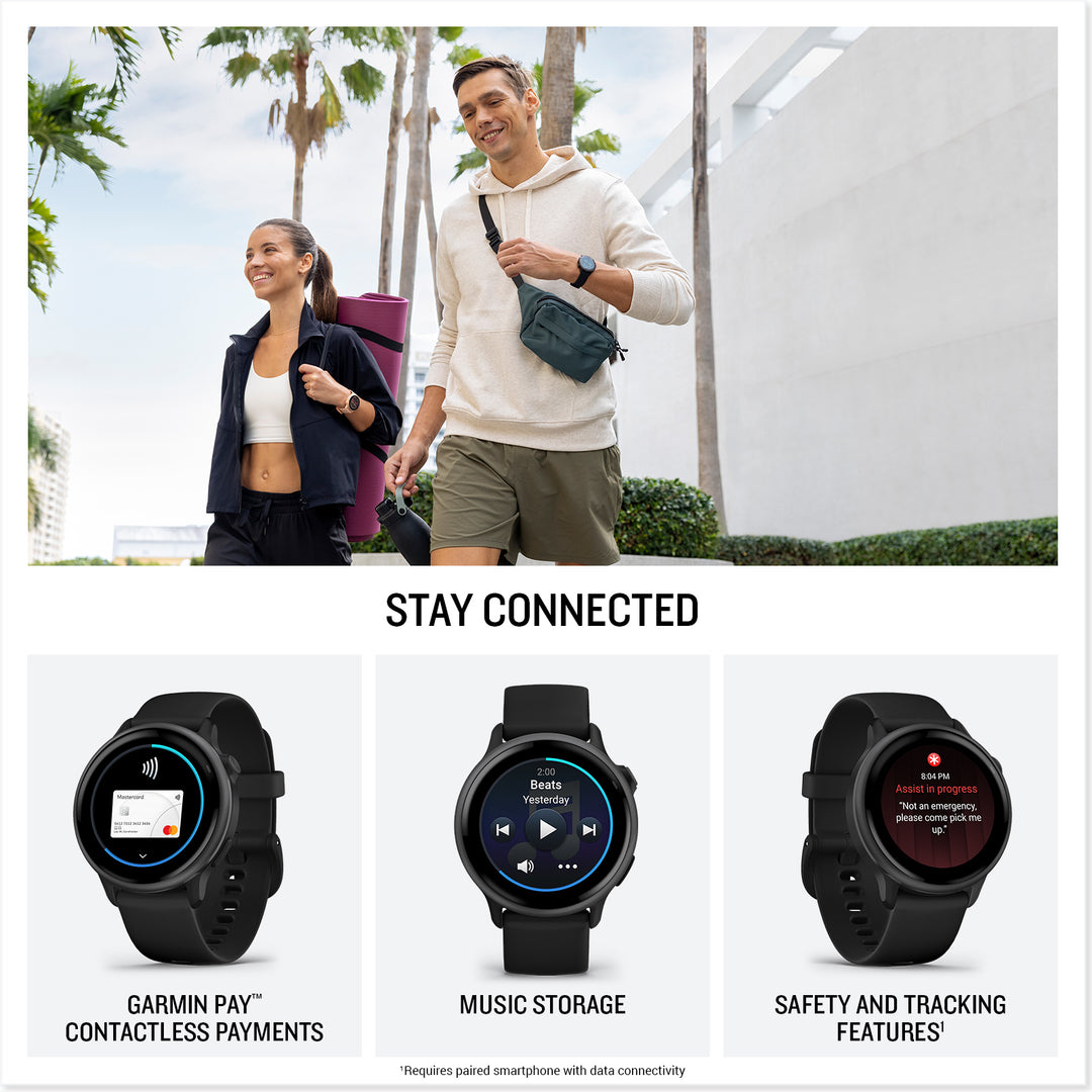 Garmin vívoactive® 6 Smartwatch - Bundle with Free Charging Accessories