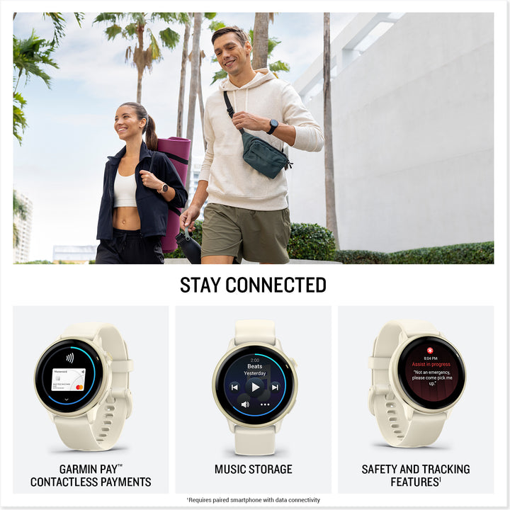 Garmin vívoactive® 6 Smartwatch - Bundle with Free Charging Accessories