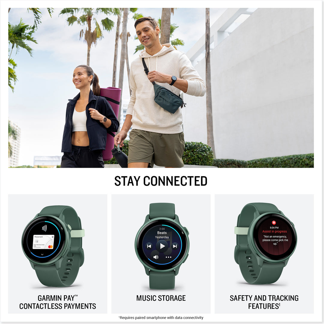 Garmin vívoactive® 6 Smartwatch - Bundle with Free Charging Accessories