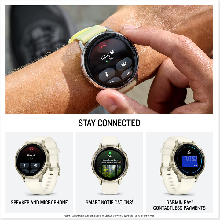 Garmin Venu 4® Smartwatch - Bundle with Free Charging Accessories