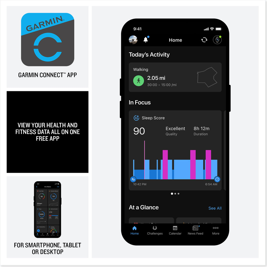 Garmin Venu 4® Smartwatch - Bundle with Free Charging Accessories