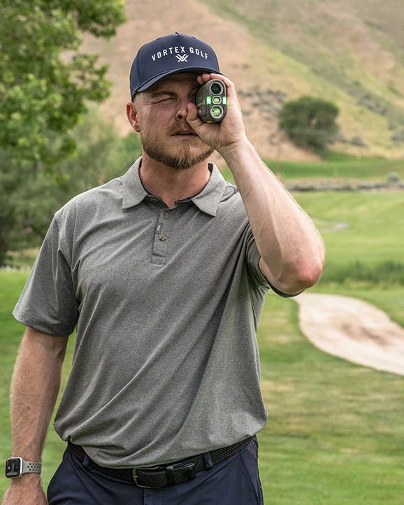 Vortex Blade Slope Golf Laser Rangefinder in use