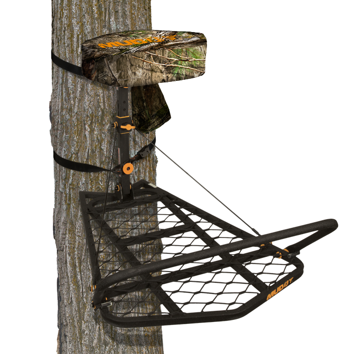 MUDDY "THE OUTFITTER" TREE STAND IN MOSSY OAK