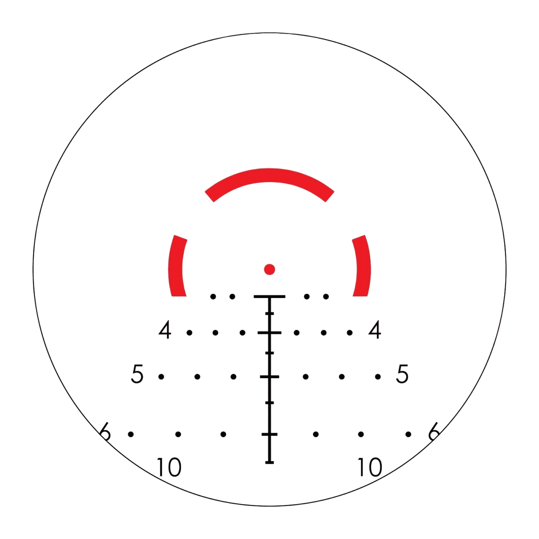 Vortex Strike Eagle 1-8x24 AR-BDC3 MOA reticle