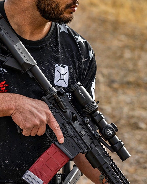 Vortex Strike Eagle 1-8x24 Riflescope in the field