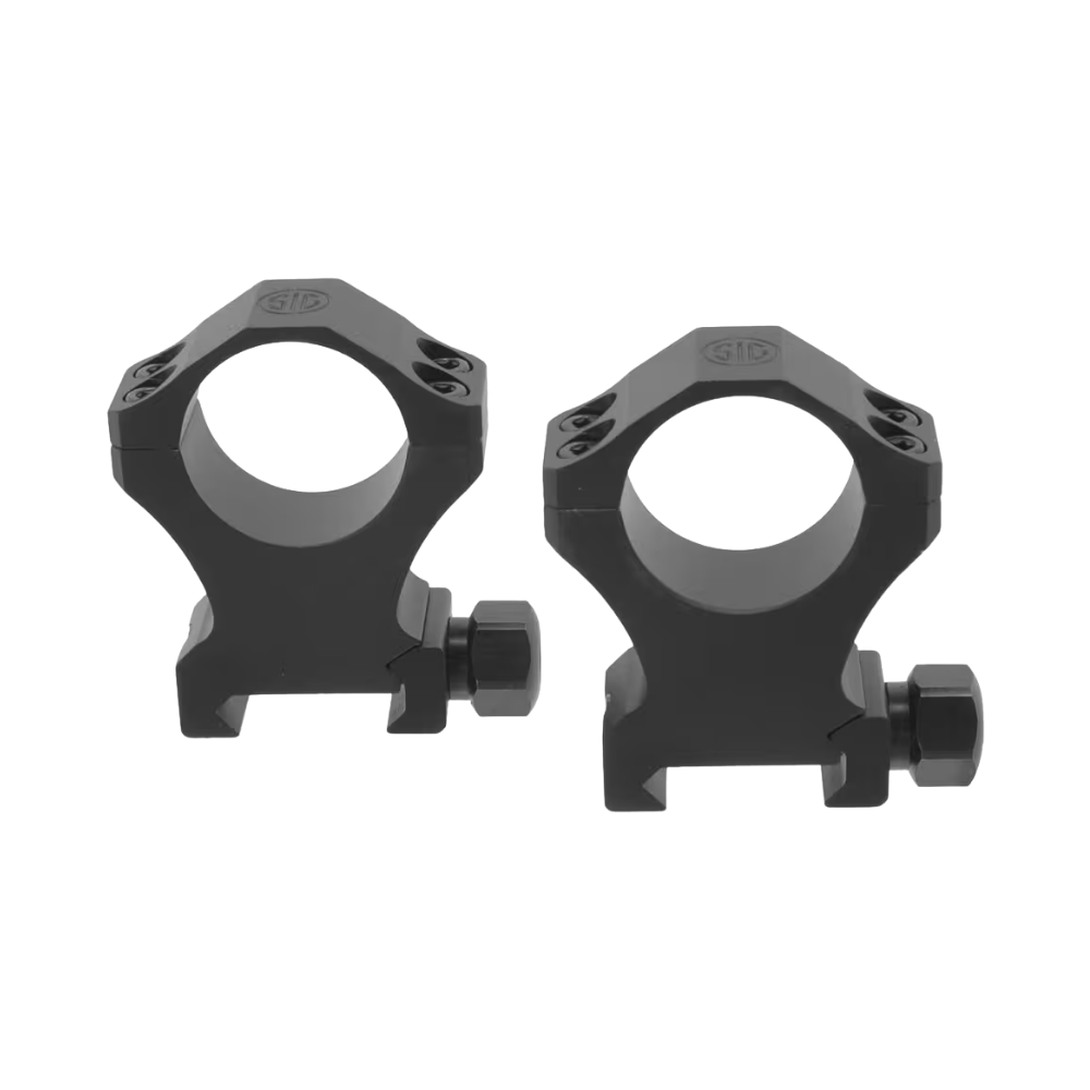 Sig Sauer ALPHA1 1 Inch Hunting Scope Rings, Extra High 1.25 in, Matte Black
