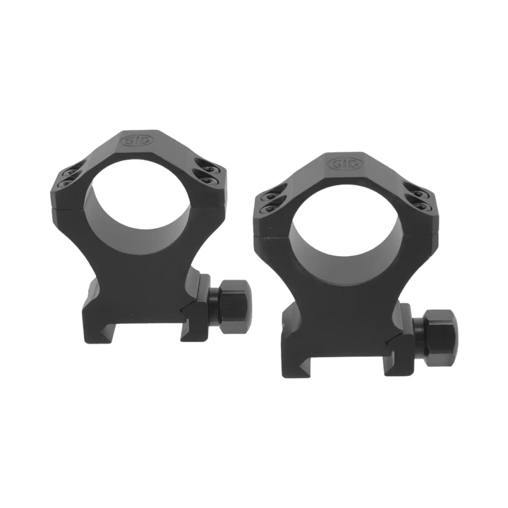 Sig Sauer ALPHA1 1 Inch Hunting Scope Rings, Extra High 1.25 in, Matte Black