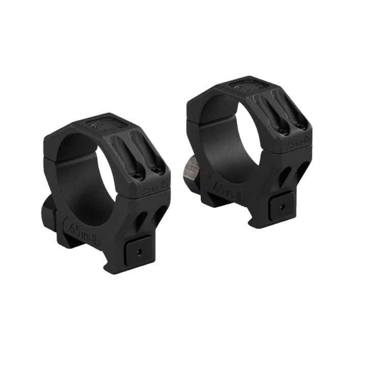Sig Sauer ALPHA6 34mm Scope Ring Set, Medium Height, Aluminum, Matte Black