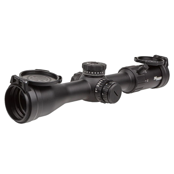 Sig Sauer WHISKEY4 3-12x44mm Riflescope, SFP, Illuminated HELLFIRE BDC-1, Locking Zero Stop Turret