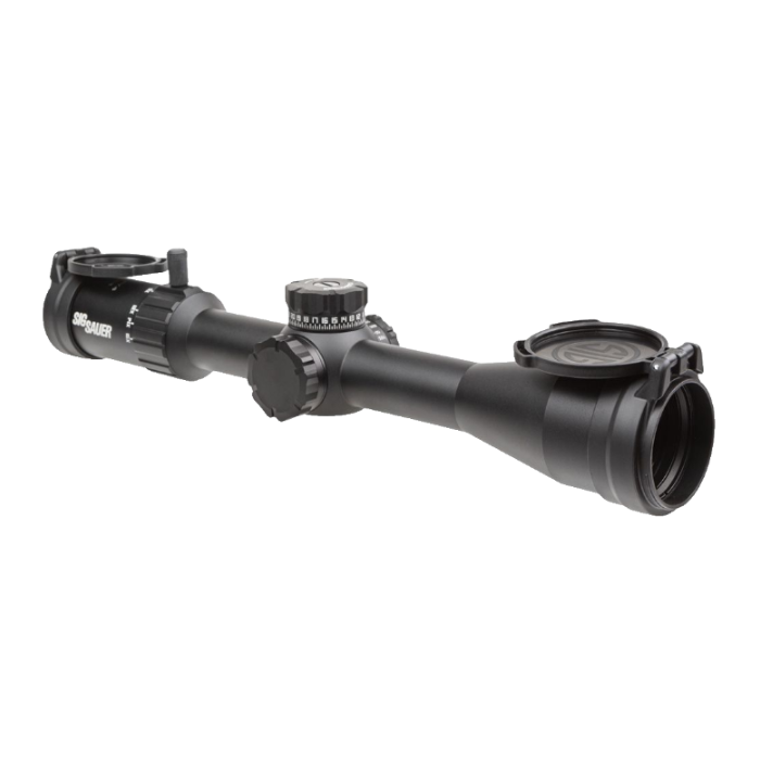 Sig Sauer WHISKEY4 4-16x44mm Riflescope, FFP, MOA Milling Hunter 2.0, Locking Zero Stop Turret