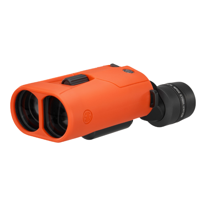 Sig Sauer ZULU6 HDX Marine 16x42mm Image Stabilized Binoculars, Hi-Vis Orange