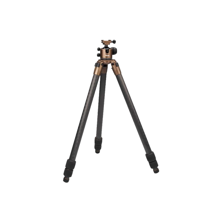 Sig Sauer ZULU-DMR Carbon Fiber Tripod Kit, 52mm Dual Tension Ball Head, ARCA-Swiss, Flat Dark Earth