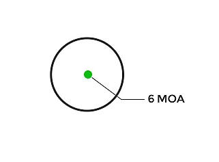 Holosun HE407K-GR X2 6 MOA Green Dot Reflex Pistol Sight