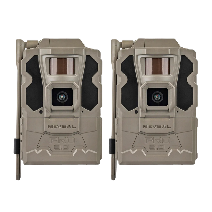 2-Pack TACTACAM REVEAL PRO 3.0 Cellular Trail Camera No-Glow IR GPS