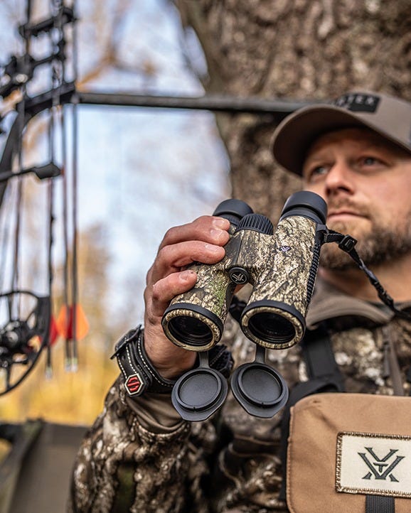 Vortex Triumph HD 10x42 Realtree APX Binocular in the field