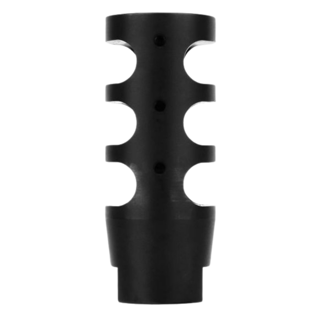 TacFire  Compact Compensator – 5.56 NATO, 1/2"-28 Thread, Black Nitride