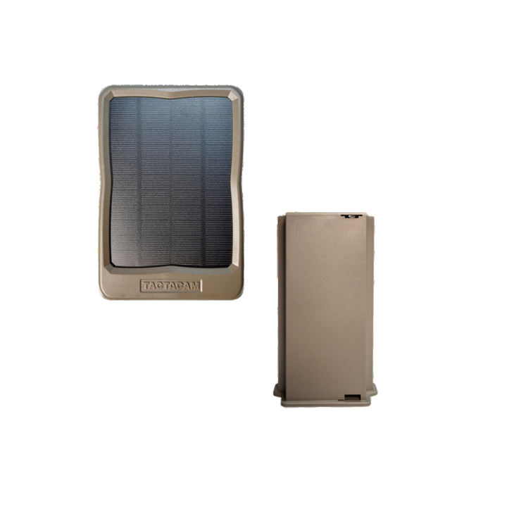 Tactacam Solar Panel Lithium Battery Pack Bundle Ultimate Power Solution for Tactacam Cameras