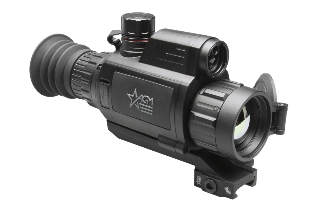 AGM Varmint V2 LRF TS35-640 thermal rifle scope, right angle view