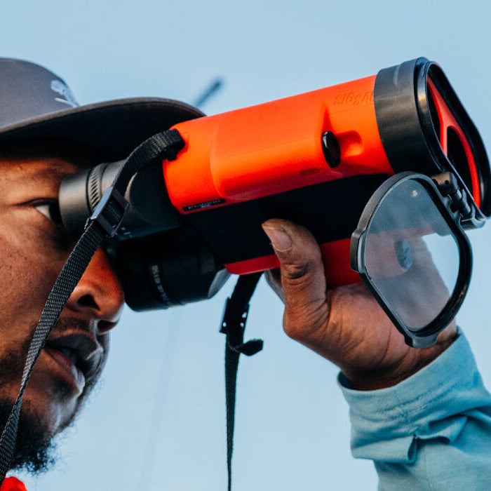 Sig Sauer ZULU6 HDX PRO Marine 18x50mm Image Stabilized Binoculars, Hi-Vis Orange, Pelican Case