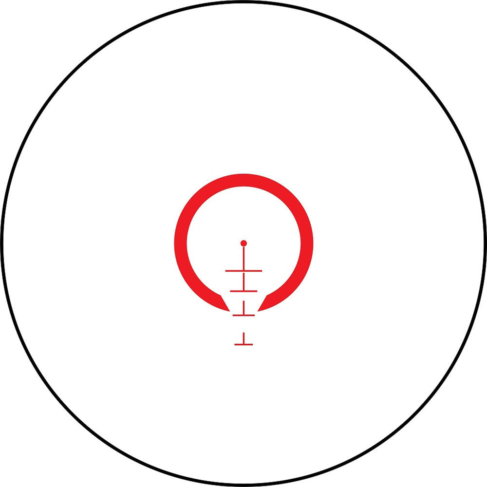 Bushnell BTR-1 illuminated reticle view