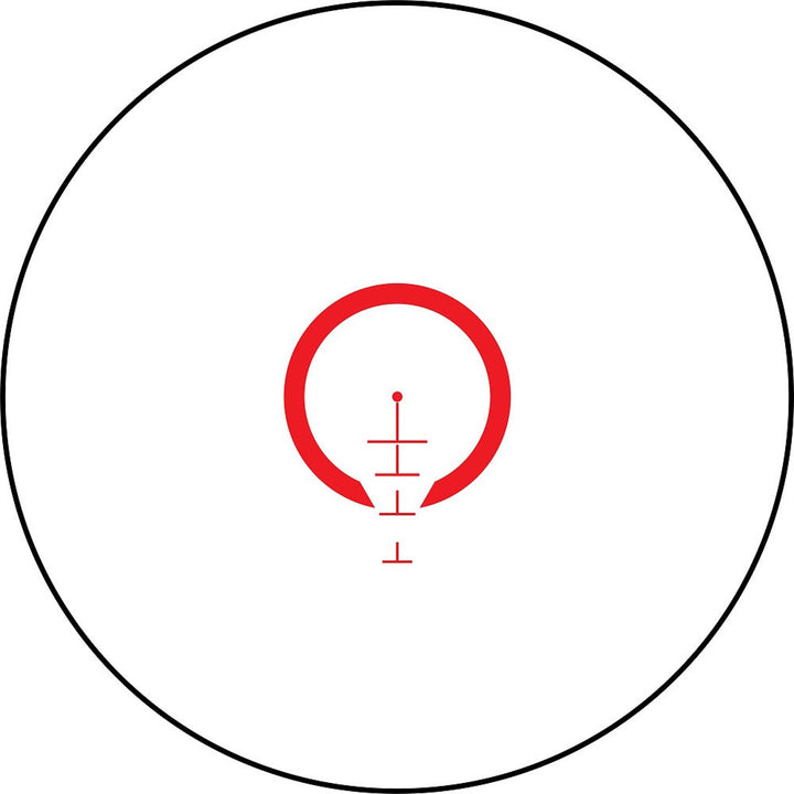 Bushnell BTR-1 illuminated reticle view