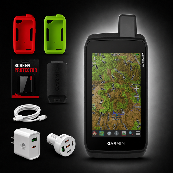 Garmin Montana® 700 Handheld GPS - Bundle