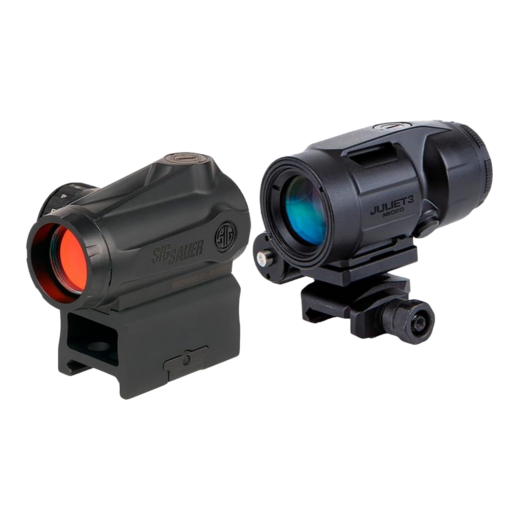 Sig Sauer Romeo-MSR Gen II 1x20mm 2 MOA Red Dot Sight & 3x22mm