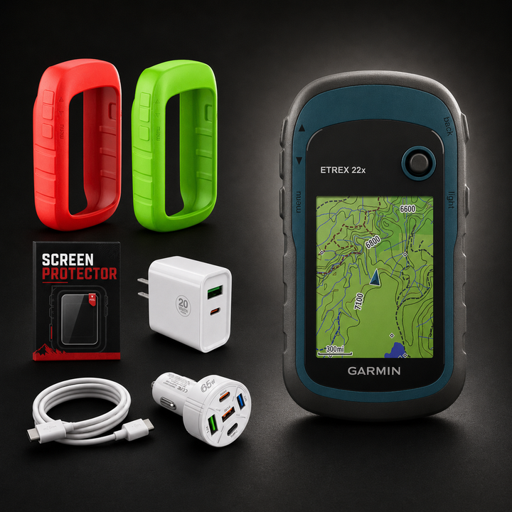 Garmin eTrex® 22x Rugged Handheld GPS - Bundle