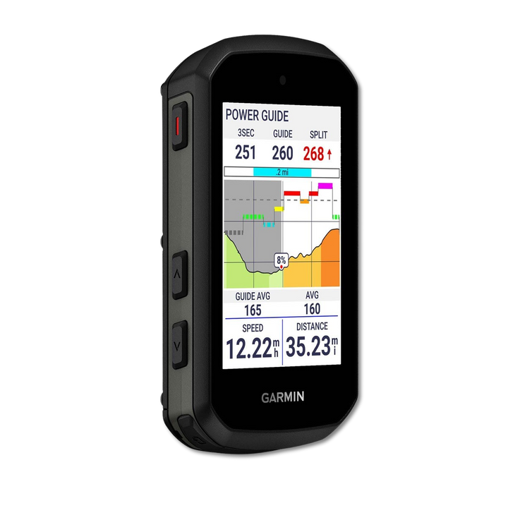 Garmin Edge 550 right side