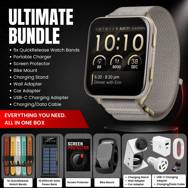 Garmin Venu® X1 Smartwatch - Bundle with Free Charging Accessories
