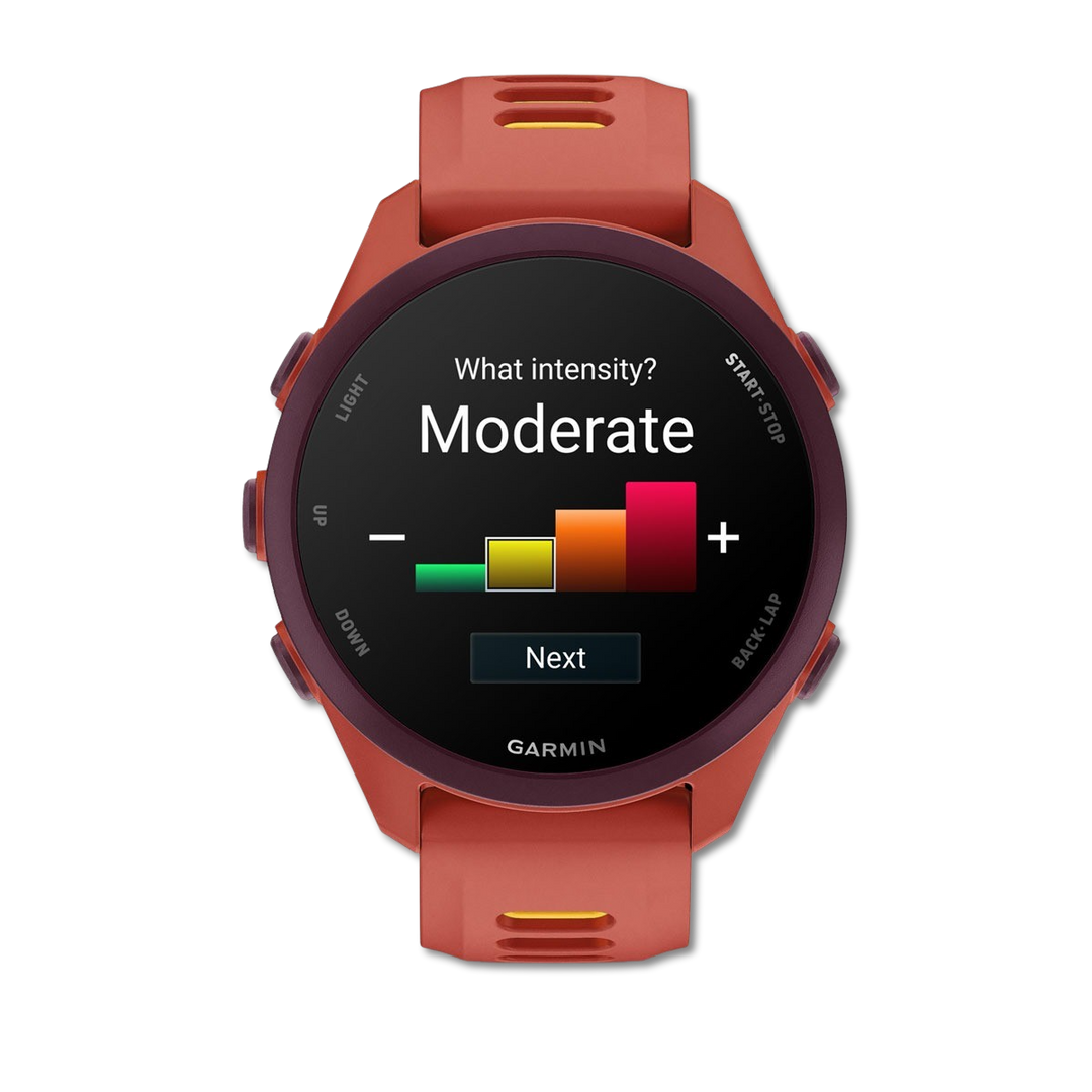 Garmin Forerunner 170 Music Red Pink/Mango detail 1