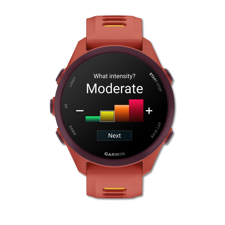 Garmin Forerunner 170 Music Red Pink/Mango detail 1