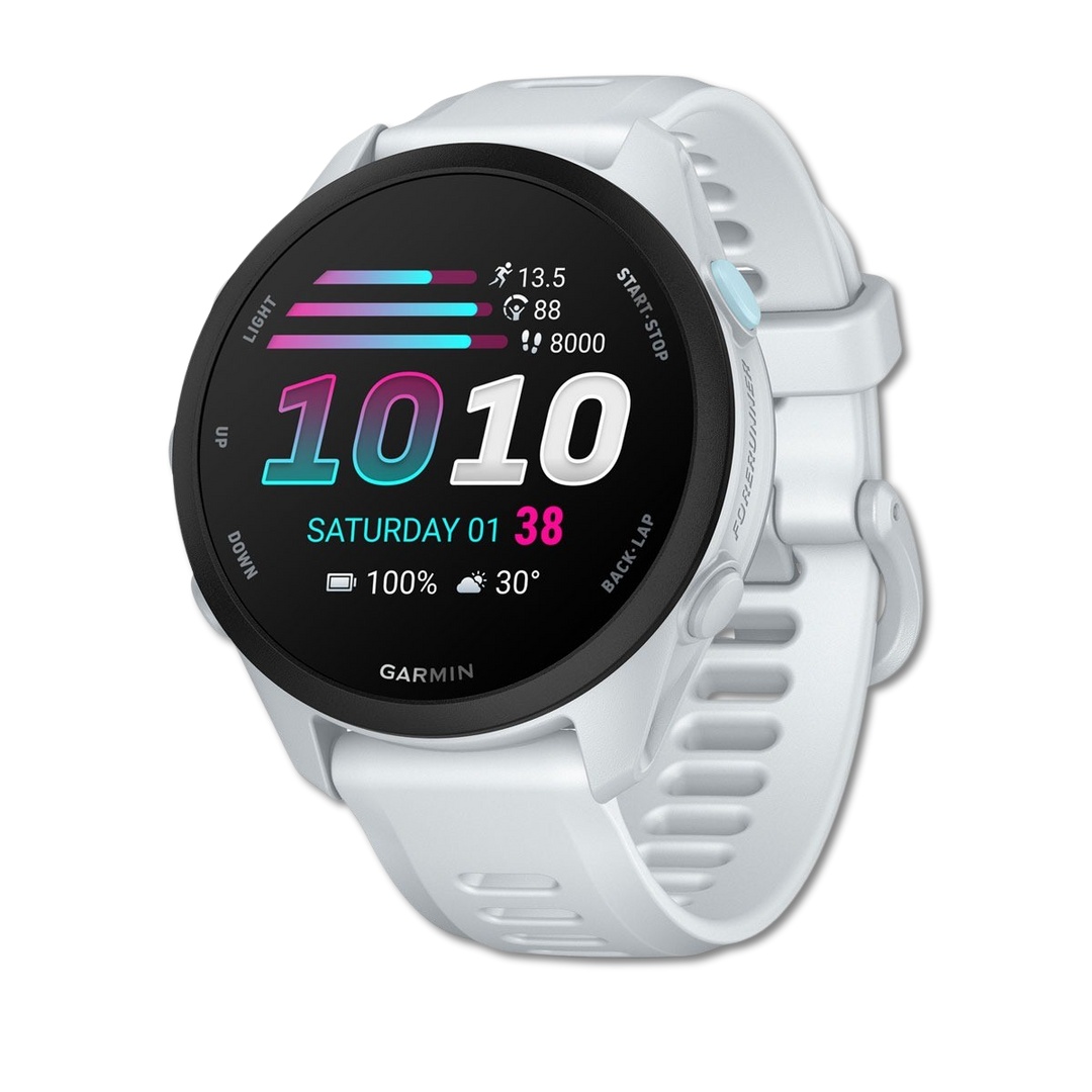 Garmin Forerunner 70 Whitestone front