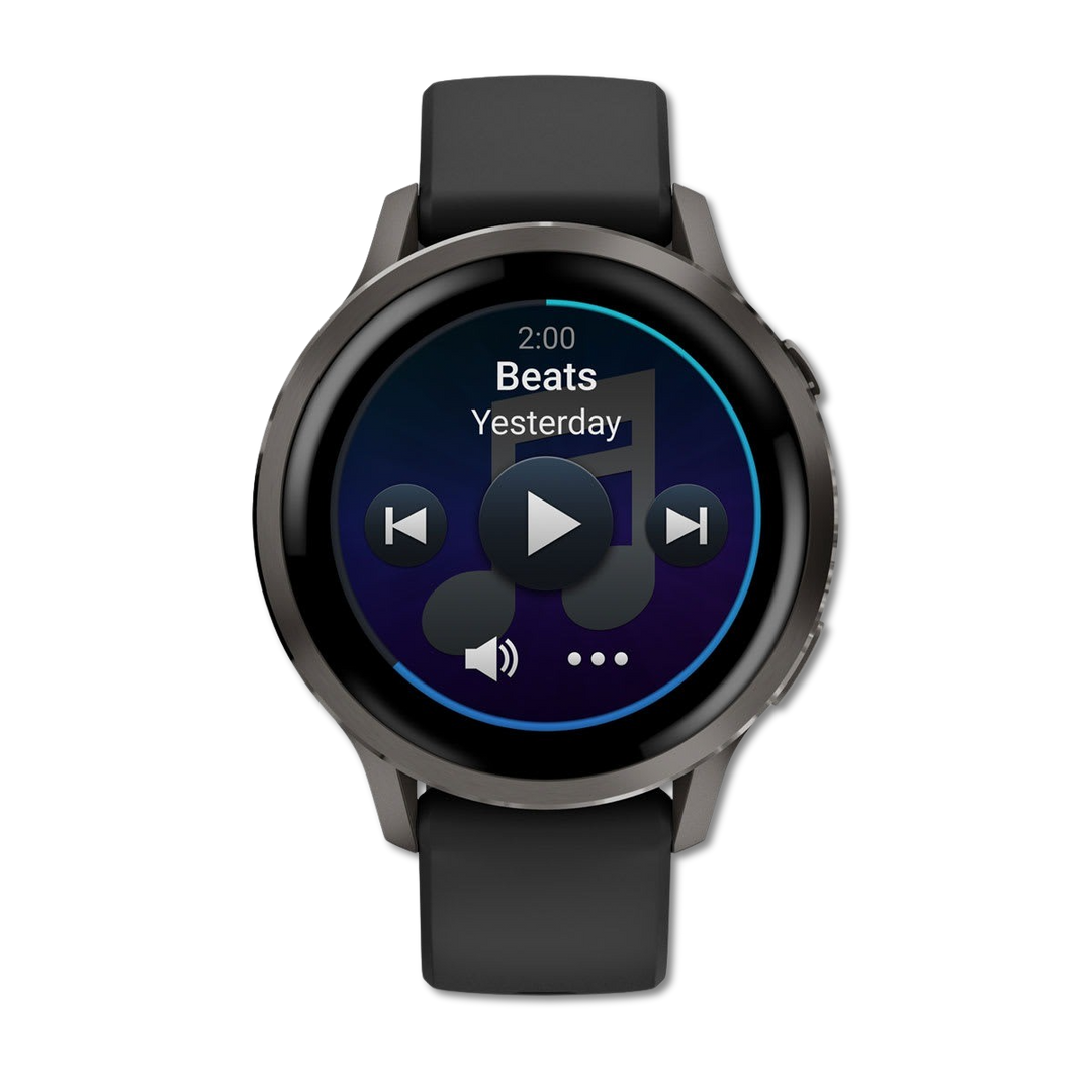 #Color_Slate with Black Silicone Band