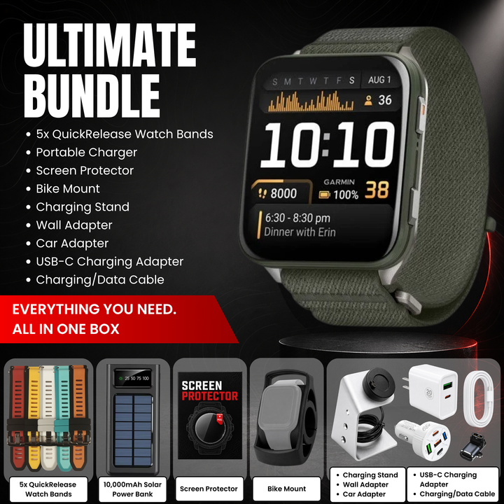 Garmin Venu® X1 Smartwatch - Bundle with Free Charging Accessories