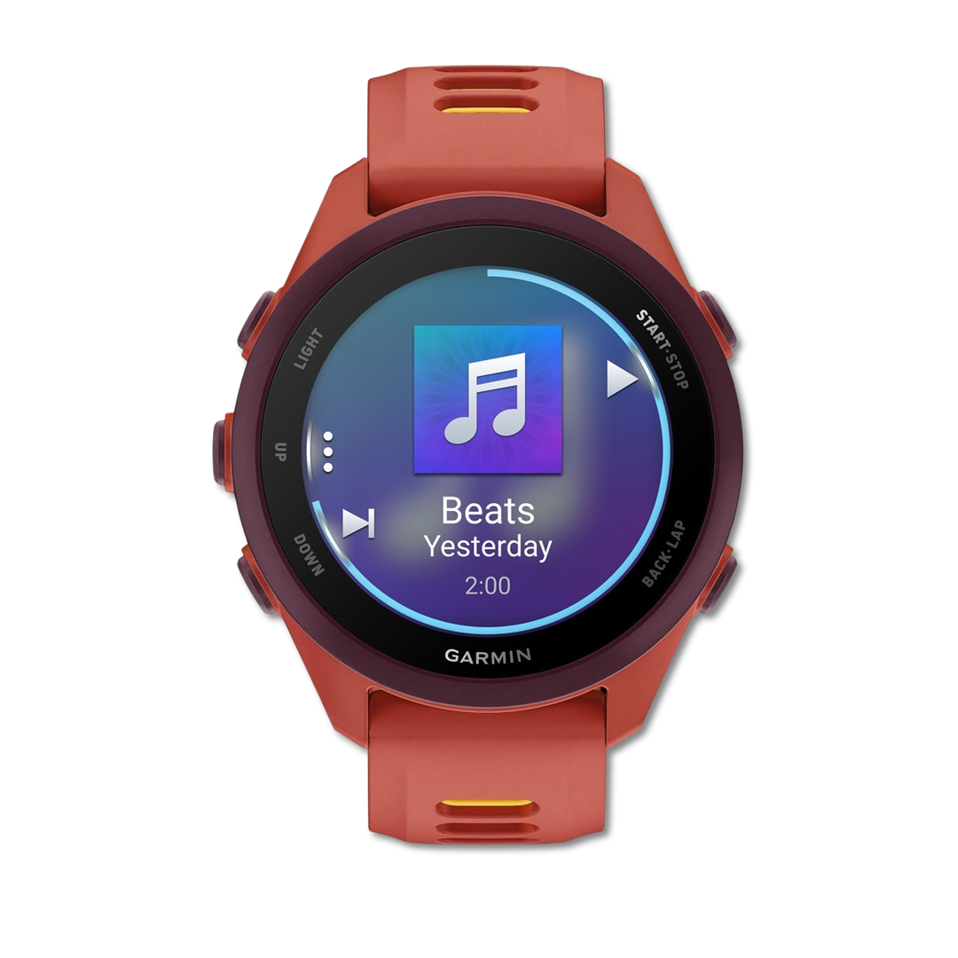 Garmin Forerunner 170 Music Red Pink/Mango right