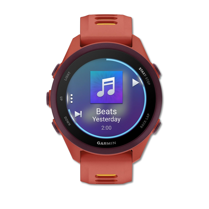 Garmin Forerunner 170 Music Red Pink/Mango right