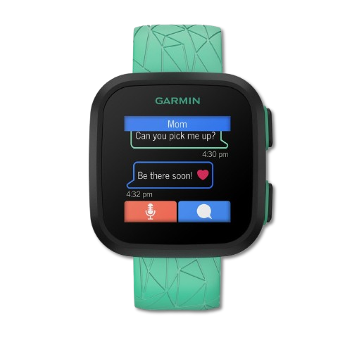 #Color_Green Burst Garmin Bounce right side view