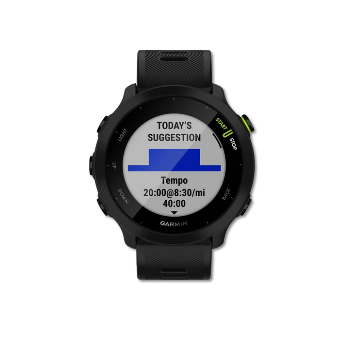 Garmin Forerunner 55 Black right profile