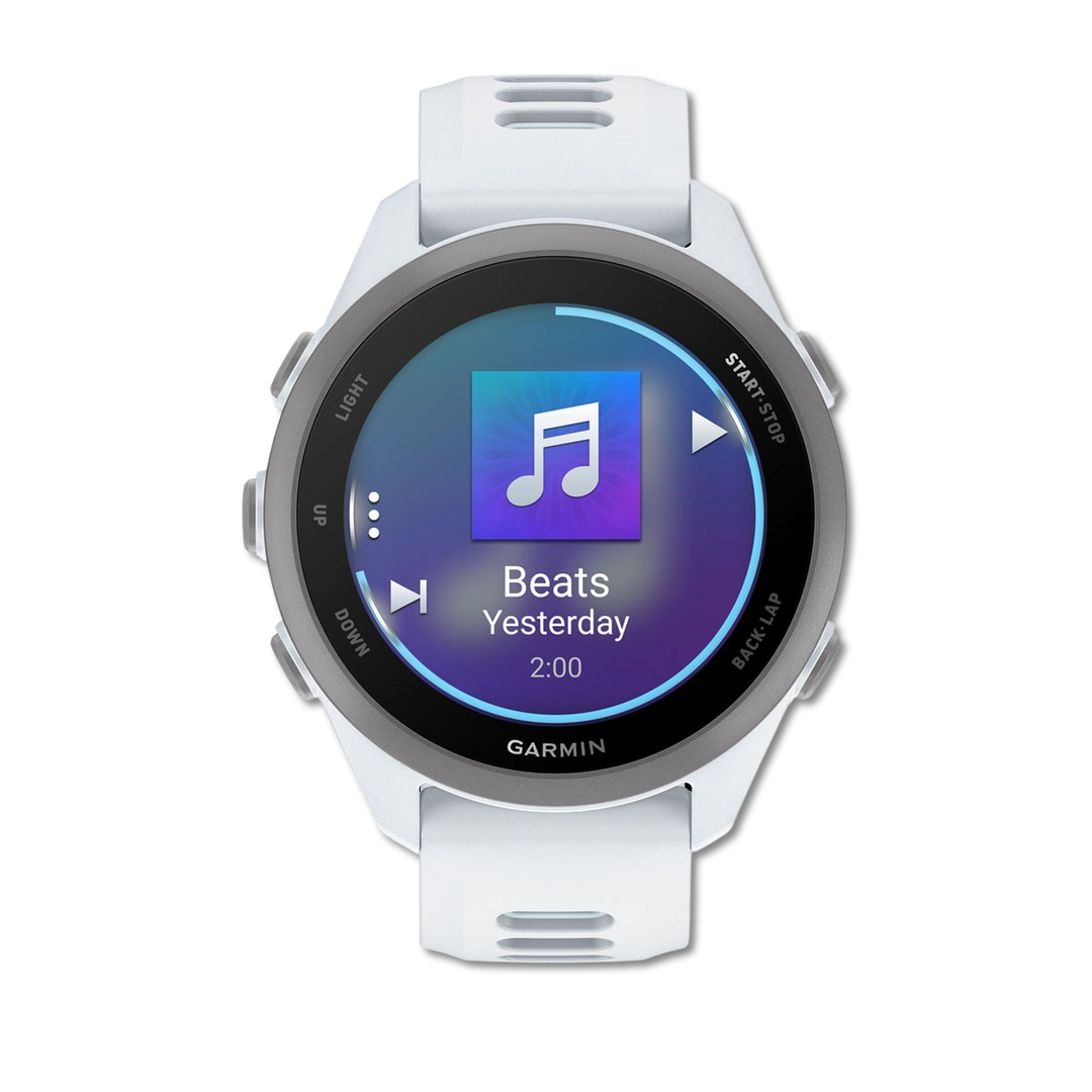 Garmin Forerunner 170 Music Whitestone/Cloud Blue right