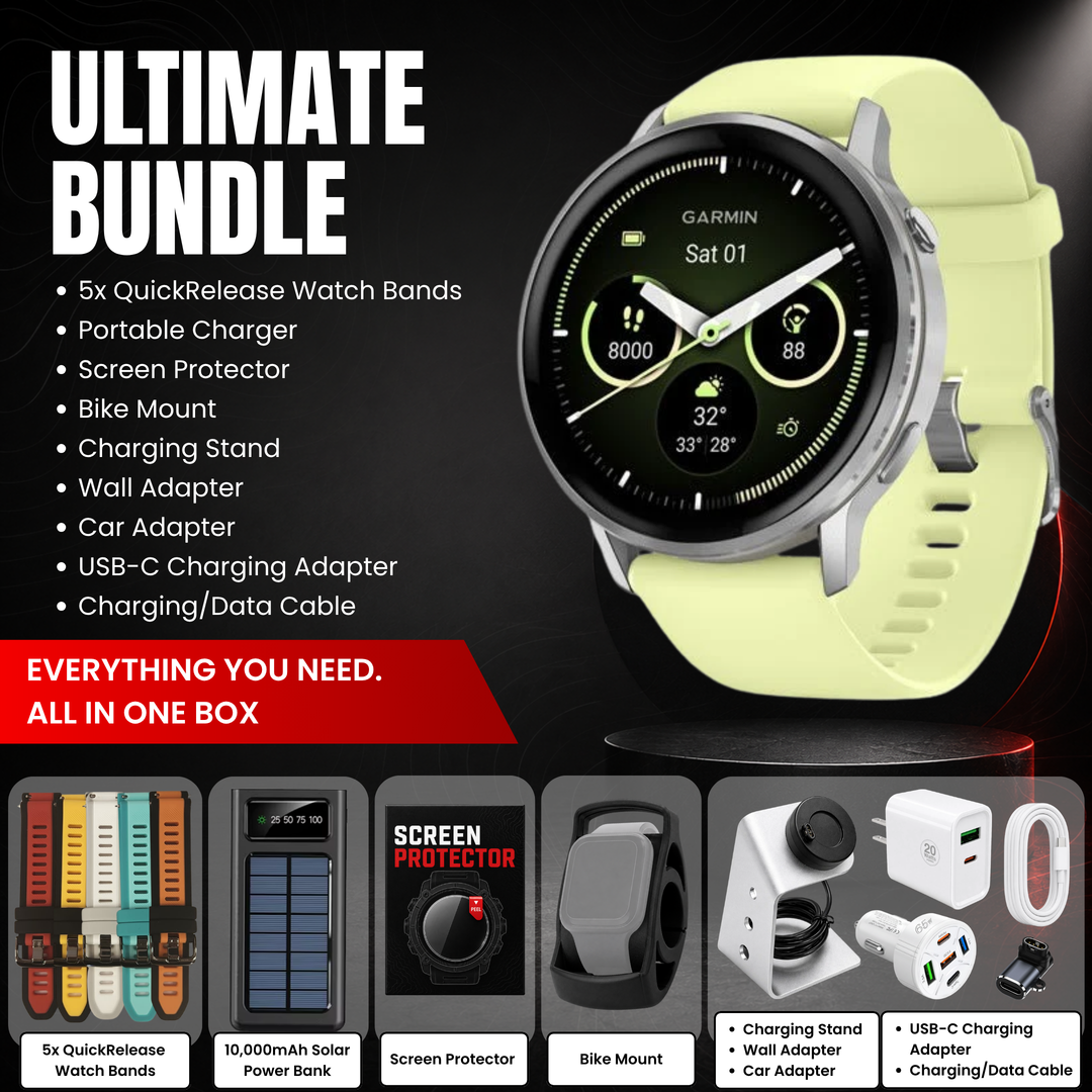 Garmin Venu 4® Smartwatch - Bundle with Free Charging Accessories