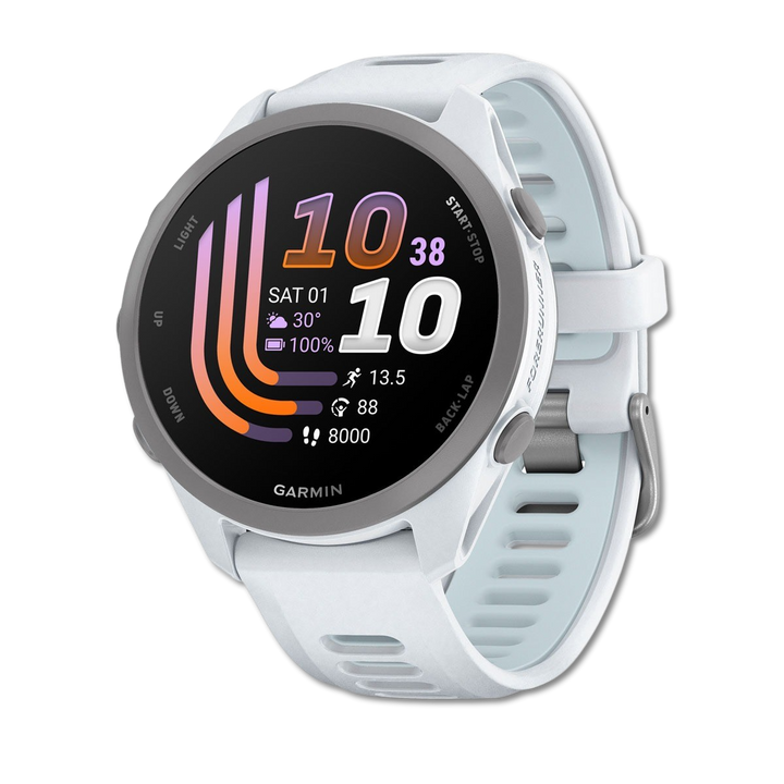 Garmin Forerunner 170 Standard Whitestone/Cloud Blue front