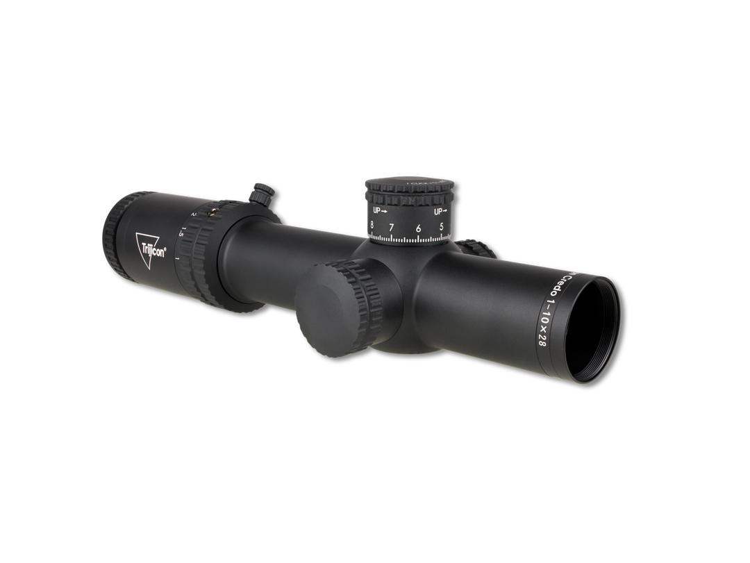 Trijicon Credo 1-10x28 FFP Riflescope - Red/Green MRAD Segmented Circle